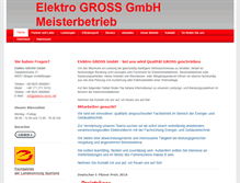 Tablet Screenshot of elektro-gross.net
